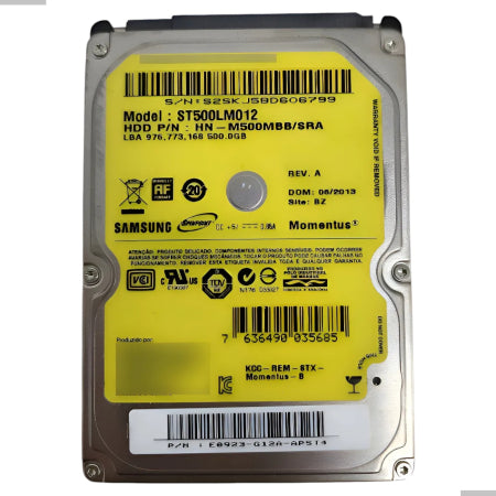 Hd Sata 500gb St500lm012 Para Notebook