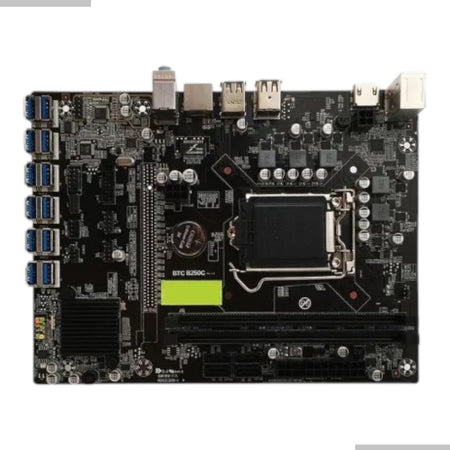 Placa Mãe Mineraééo Criptomoeda 12 Pci-e Btc B250c