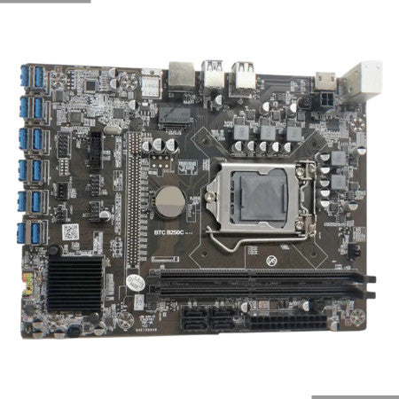 Placa Mãe Btc B250c Usb3.0 Para Pci-e Interface